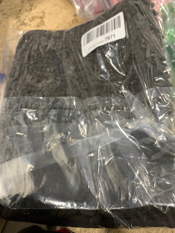 Photo 1 of **PHOTO FOR REFERENCE** Deconovo Chenille Bath Rugs - Thick Plush Microfiber, Non-Slip Washable Bathroom Mats - 17x24 Inch - Brown