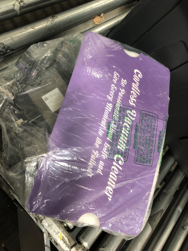 Photo 1 of (MISSING PIECES) Cordless Vacuum Cleaner,Vacuum Cleaners for Home with Super Suction,Lightweight Stick Vacuum with 35 Mins Runtime,Rechargeable Cordless Vacuum for Carpet, Tile, Pet Hair, Hardwood Floors(Dark Purple)