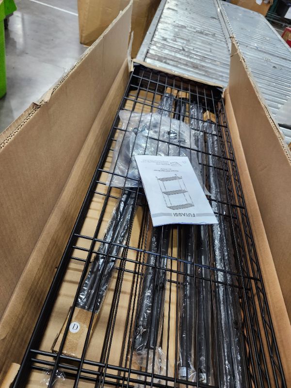 Photo 1 of ****************Missing parts**************
FUTASSI P3 Plus Rolling Clothes Rack, Clothing Racks for Hanging Clothes, Heavy Duty Garment Rack with Wheels, Freestanding Portable Closet Rack 45" W x 14" D x 78.5" H, Max Load 480 LBS, Black