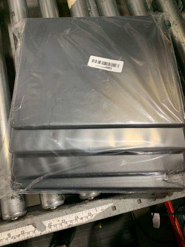 Photo 1 of 1-inch 3 Ring Binder with 2 Interior Pockets, 1'' Basic Binders Holds US Letter Size 8.5'' x 11'' Paper - Versatile Binders for Office, Home, and School Use, 6 Pack (Black)