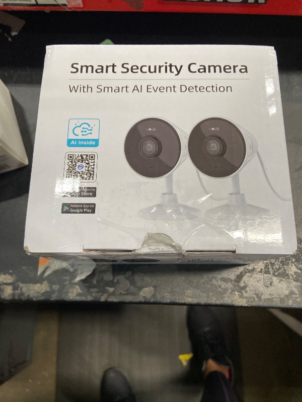 Photo 1 of [5G & 2.4G] Indoor/Outdoor Security Camera for Home, Baby/Elder/Dog/Pet Camera with Phone App, Wi-Fi Camera w/Spotlight, Color Night Vision, 2-Way Audio, 24/7, SD/Cloud Storage, Work w/Alexa, 2Pack