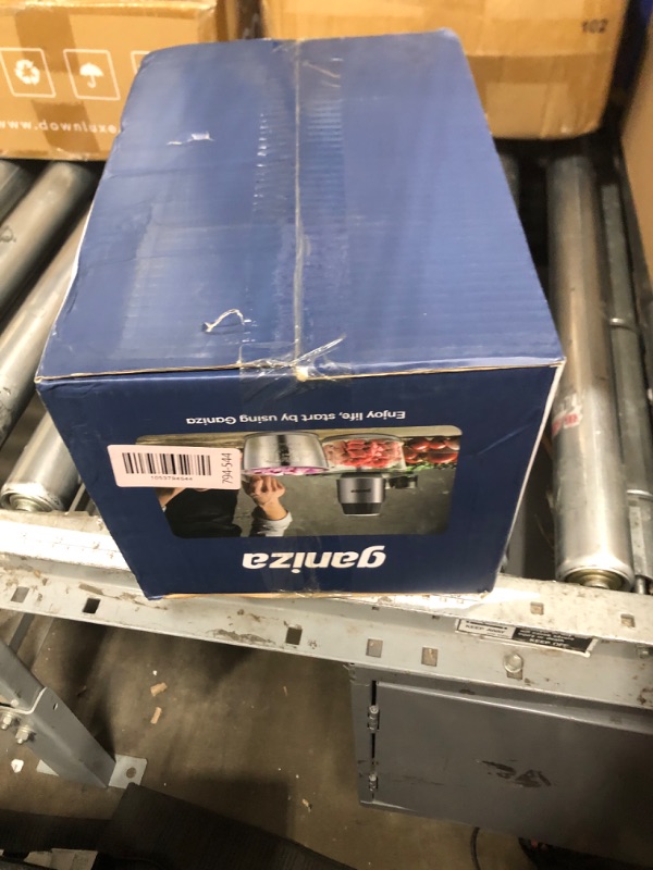 Photo 1 of **USED**GANIZA Food Processors, Electric Food Chopper with Meat Grinder & Vegetable Chopper - 2 Bowls (8 Cup+8 Cup) with Powerful 450W Copper Motor - Includes 2 Sets of Bi-Level Blades for Fruits/Meat/Nuts