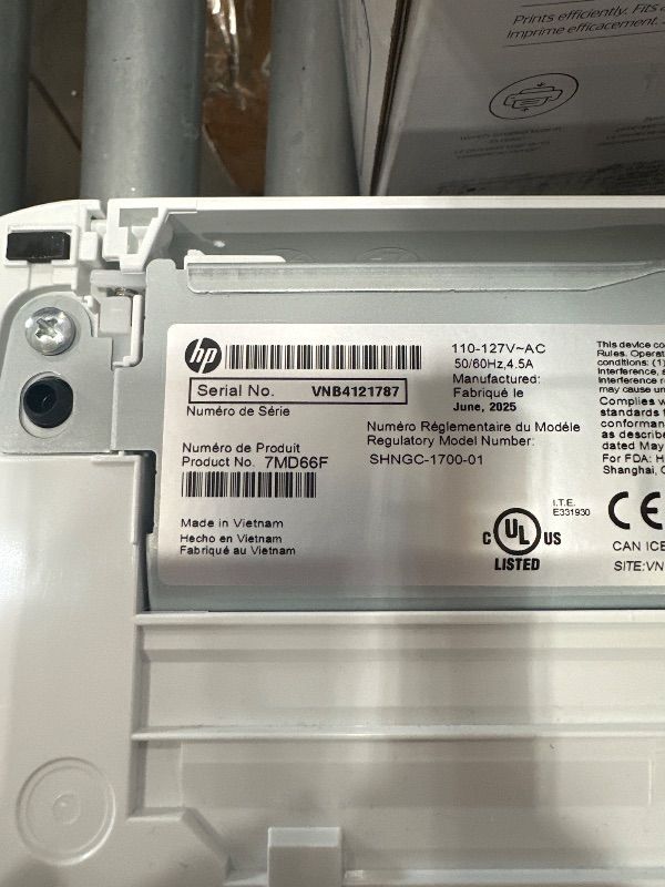 Photo 1 of **Parts Only** HP LaserJet M110w Wireless Black & White Printer, Print, Fast speeds, Easy setup, Mobile printing, Best-for-small teams