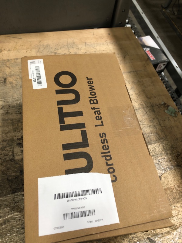 Photo 1 of **PARTIAL SET/ MISSING BATTERY** Leaf Blower Cordless with Battery and Charger, 20V Electric Cordless Blower 120MPH Small Leaf Blower, Lightweight Battery Blower Yard Tools Grass Blowers for Lawn Care Patio Backyard Leaves and Dust