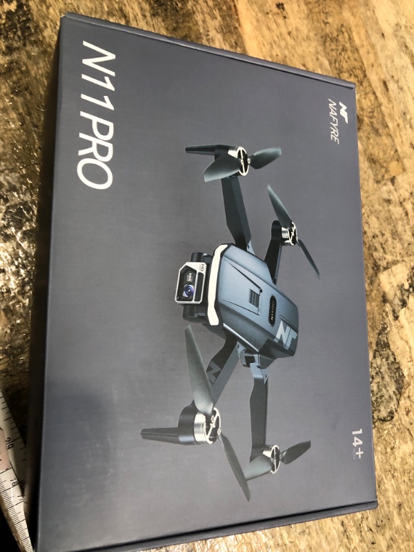 Photo 1 of ?Professional Drones with Camera for Adults 4K N11 PRO GPS FPV Drone, 90 Min Long Flight, Smart Auto Return, Follow Me Tracking, Extended Control Range, 5G HD Live Feed, Brushless Motor RC Quadcopter?