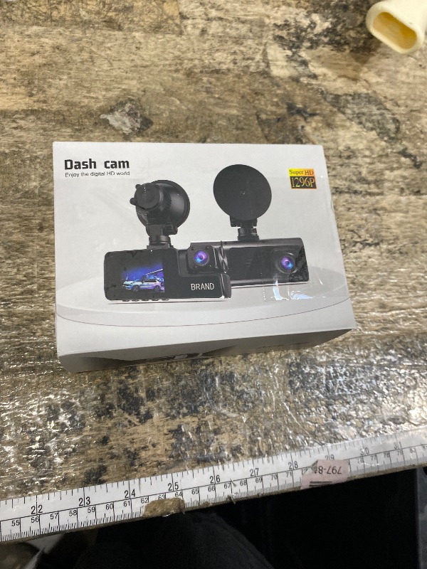 Photo 1 of 1080P Dual Dash Camera for Car Front and Inside Dashcam Car Security Video Recorder,170°Wide Angle Vehicle Cam,WDR,G-Sensor,2’’ IPS Screen,Loop Recording,Night Vision (Dual Dash Cam Without Card)