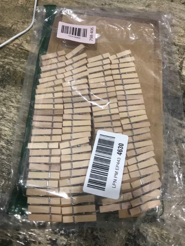 Photo 1 of 1.35 Inch Mini ClothesPins for Photo?100 Pcs? with 32 Feet Jute Twine?Mini Clothes Pins for Crafts,Wooden Small Clothes Pins for Pictures,Tiny Decorative Clothespins for Baby Shower(Natural Color)1053798407
