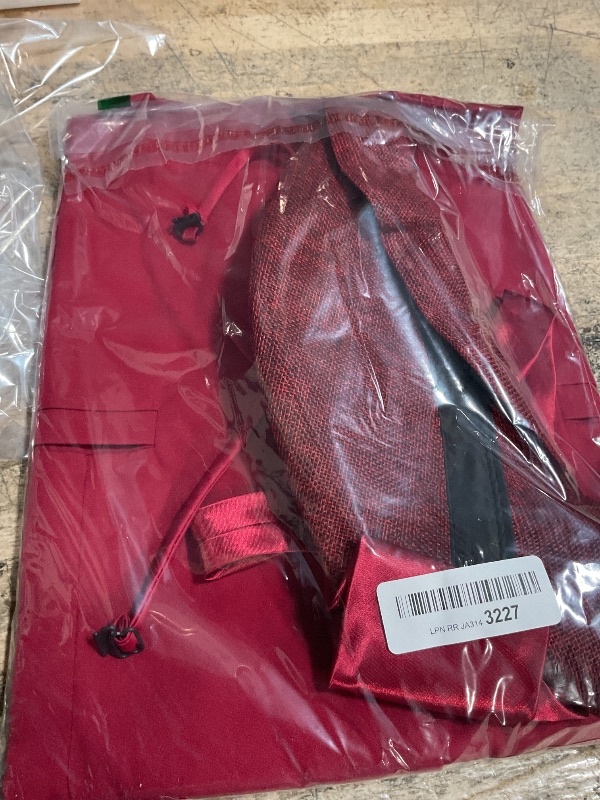 Photo 1 of *****MISSING ACCESSORIES *****Gionforsy 1920s Mens Costume Gatsby Gangster Costume Accessories Set 20s Hat Suspenders Bow Tie (Winered Stripe-Panama Hat, X-Large)