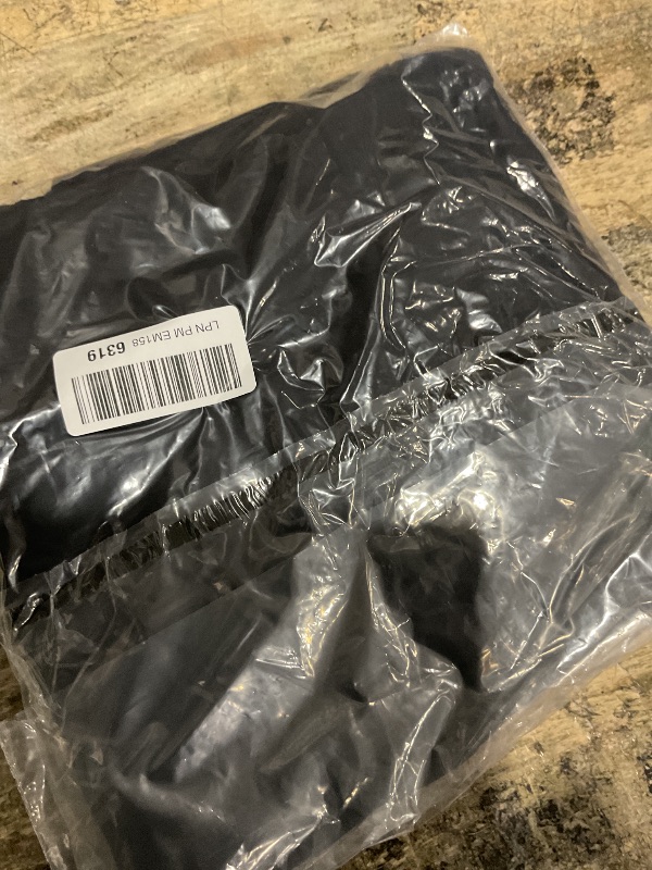 Photo 1 of ?Men's Linen Pants Lightweight Drawstring Elastic Waist Pockets Loose Fit Straight Legs Summer Beach Yoga Black M