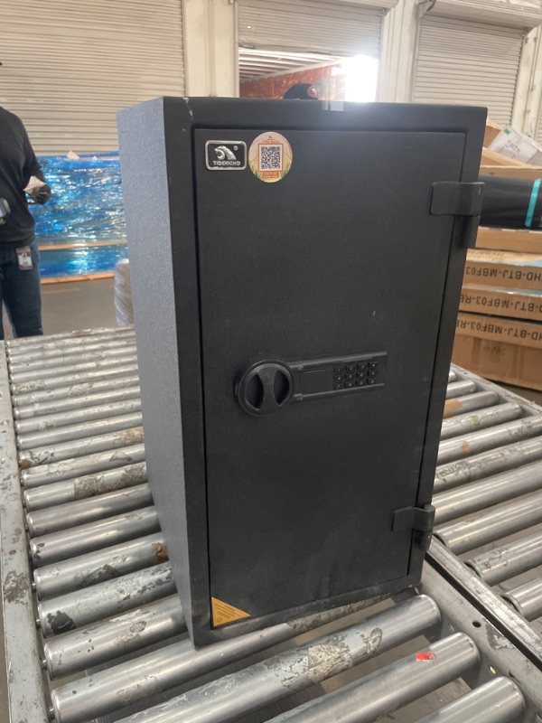 Photo 1 of ***NO ACCESS NO KEYS OR COBINATION***TIGERKING Fireproof Safe,3.47 Cubic Feet Home Safe Box, Large Steel Digital Safes Box with Digital Lock for Home and Office