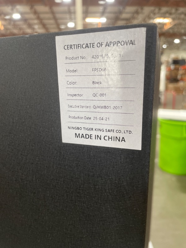 Photo 1 of ***NO ACCESS NO KEYS OR COBINATION***TIGERKING Fireproof Safe,3.47 Cubic Feet Home Safe Box, Large Steel Digital Safes Box with Digital Lock for Home and Office