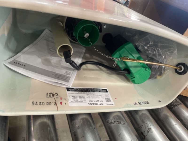 Photo 1 of ***INCOMPLETE***TOTO Drake WASHLET+ Two-Piece Elongated 1.28 GPF TORNADO FLUSH Toilet with C5 Bidet Seat, Cotton White - MW7763084CEG#01