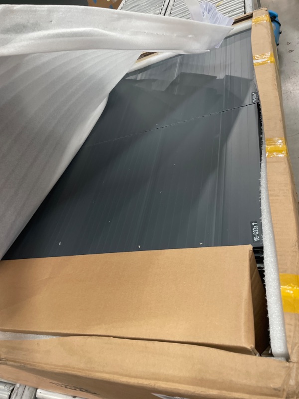 Photo 1 of *****partial set INCOMPLETE*****YITAHOME 8x6.2FT Outdoor Storage Shed w/o Floor, All-Weather Plastic Shed with Lockable Doors, Window & Vents, Plastic Tool Shed for Backyard, Patio, Poolside, Lawn, Gray*****partial set*****