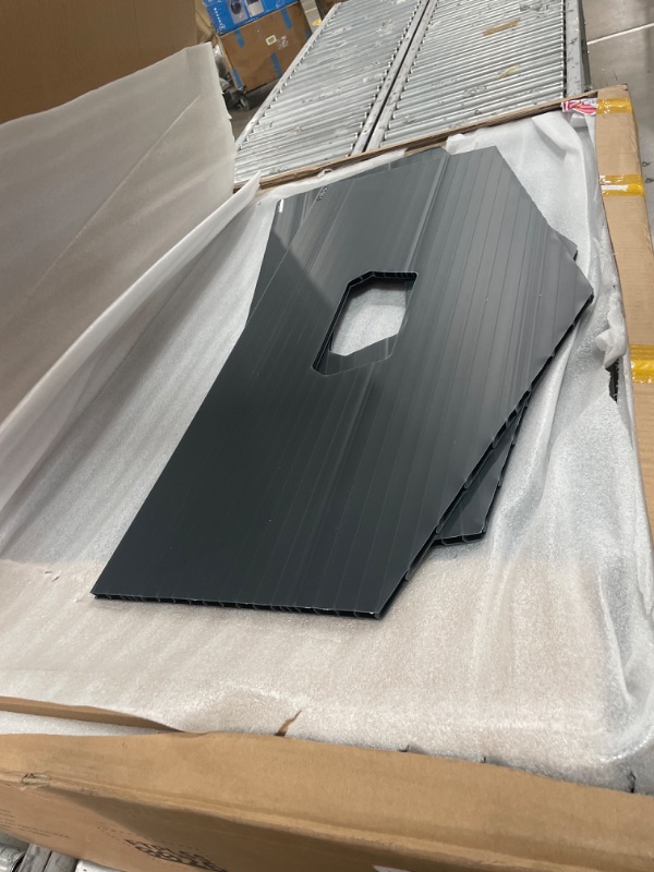 Photo 1 of *****partial set INCOMPLETE*****YITAHOME 8x6.2FT Outdoor Storage Shed w/o Floor, All-Weather Plastic Shed with Lockable Doors, Window & Vents, Plastic Tool Shed for Backyard, Patio, Poolside, Lawn, Gray*****partial set*****