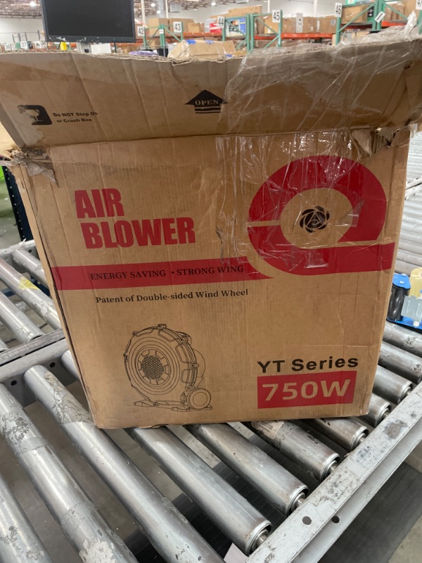 Photo 1 of ***INCOMPLETE***FINCOME Inflatable Bounce House, 10 in 1 Double Water Slide Bounce House with 750W Blower, Climbing Wall, Jumping, Water Gun, Splash Pool, Basketball Hoop for Kids Indoor Outdoor Backyard