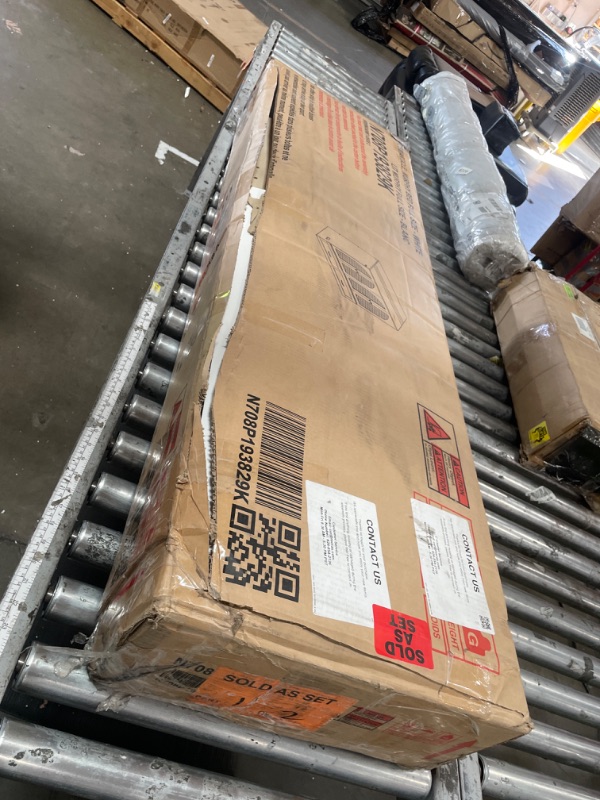 Photo 1 of ***INCOMPLETE***Merax Full Size Murphy Bed Cabinet with Charging Station and Large Storage Drawer, Foldable Pull Out Murphy Chest Bed for Apartments, Bedrooms, Studio, No Spring Box Needed, White