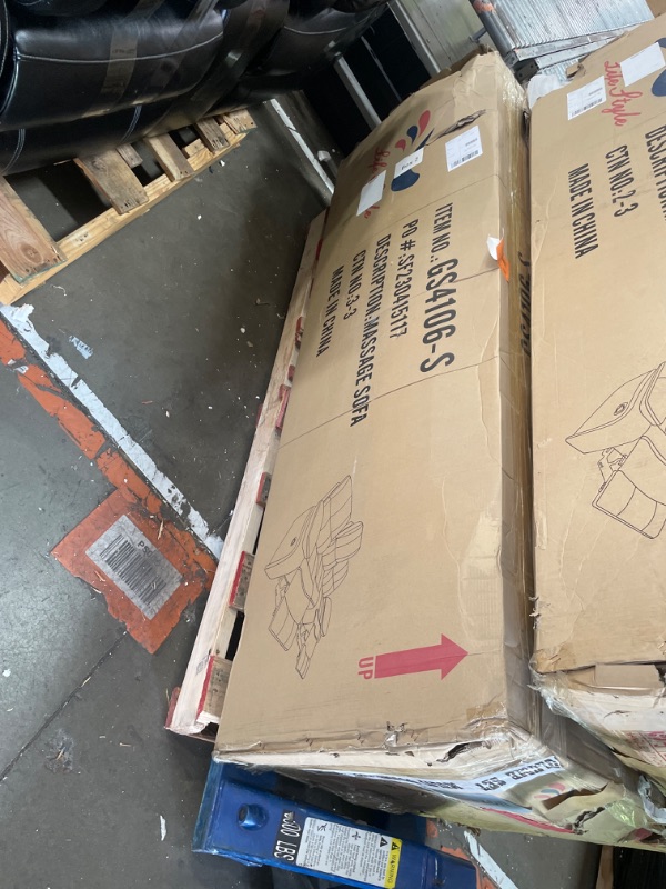 Photo 1 of ***INCOMPLETE***Beverly Fine Furniture 2 Piece Faux Leather Living Room Set