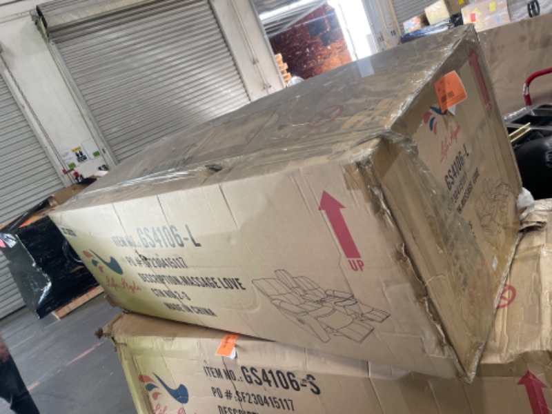 Photo 1 of ***INCOMPLETE***Beverly Fine Furniture 2 Piece Faux Leather Living Room Set