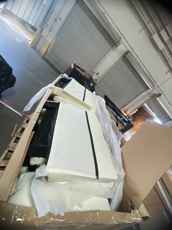 Photo 1 of ***INCOMPLETE***Beverly Fine Furniture 2 Piece Faux Leather Living Room Set