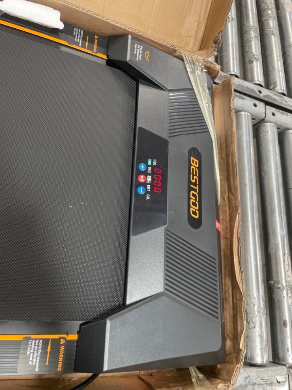 Photo 1 of ***************MISSING REMOTE*************
Walking Pad Treadmill, BestGod Incline Under Desk Treadmill 330lbs Capacity, 2.5HP Portable Treadmills for Home, Compact Treadmills Mini Walking Pad, Running Machine with Remote Control