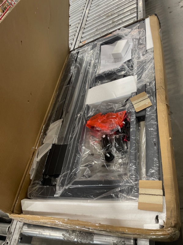 Photo 1 of ********************Missing parts************
Rovibek Dining Table Set for 4 with 2 Benches – Space-Saving Kitchen Table Set for Kitchen & Dining Room, Grey