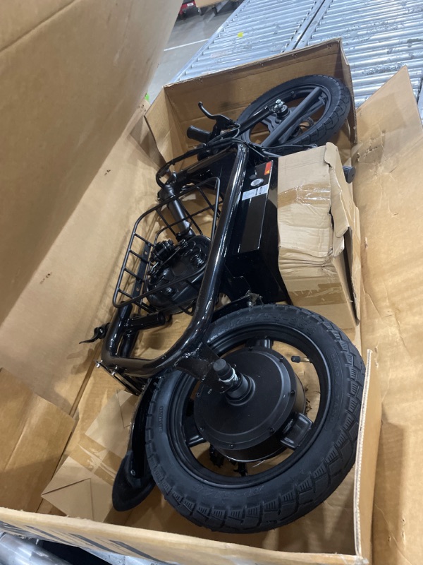 Photo 1 of ***KEYS MISSING***Caroma Electric Scooter with Seat, 560W/819W/1200W Peak Motor, 15/25/30 Miles Range, 20Mph Top Speed, Foldable Electric Scooter for Adults