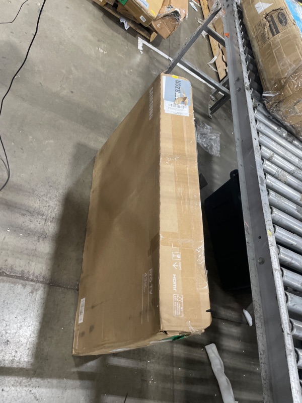 Photo 1 of ***DAMAGED***Samsung 43-Inch Class Crystal UHD 4K Bed-H Series HDR Business Pro TV w/ 3-Sided Bezel-Less Slim Design, Use for Digital Signage Displays, Commercial TV, Alexa Built-in, LH43BEDHLGFXGO