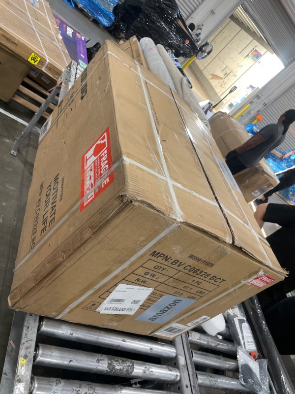 Photo 1 of ************COUNTER TOP IS BROKEN*************
HomSof 28 Inch Soft Close Doors Bathroom Vanity with Sink for Small Bathroom,Black