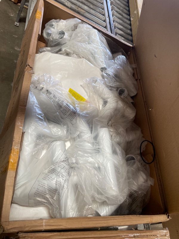 Photo 1 of ***INCOMPLETE***DWVO 40x20FT Heavy Duty Party Tent Outdoor Large Wedding Event Shelters Upgraded Galvanized Canopy with White Roof Removable Sidewalls, White