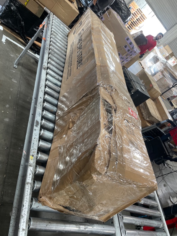 Photo 1 of **************Missing hardware/screws and institutions*************
Bellemave Full Over Full Bunk Beds, Full Bunk Bed with Build in Ladder and Safety Guardrail, Heavy Duty Bunk Beds for Teens, Kids, Dorm, Small Space, No Box Spring Needed(Full Black)