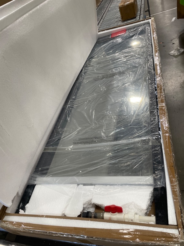 Photo 1 of ***INCOMPLETE***Alpine Corporation Mirror Waterfall Fountain with Stones and Lights - Zen Indoor/Outdoor Decor for Office, Living Room, Patio, Entryway - 72 Inches