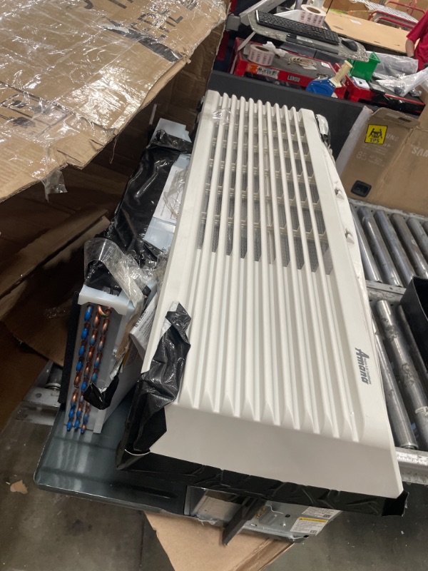 Photo 1 of ***DAMAGED***AMANA J-Series PTAC 16,400 BTU Air Conditioner with 3.5 kW Heater, 20 Amp Plug - R32 - PTC173J35AXXX - A/C Unit Only