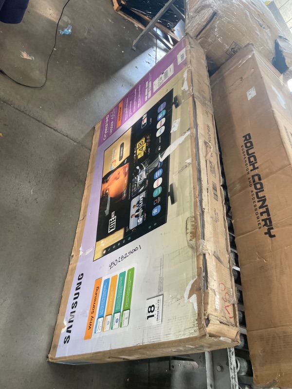 Photo 1 of ***DAMAGED***Samsung 65-Inch Class Crystal UHD U8000F 4K Smart TV (2025 Model) Endless Free Content, Crystal Processor 4K, MetalStream Design, Knox Security, Alexa Built-in