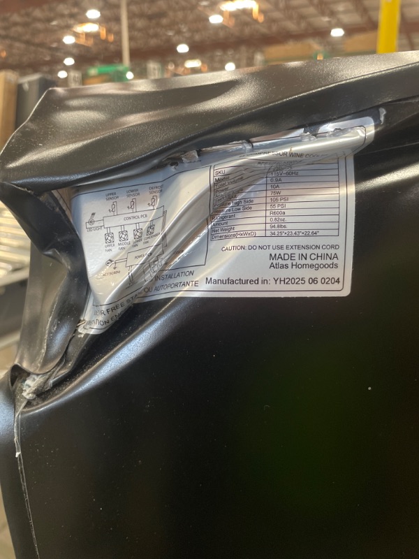 Photo 1 of ***DAMAGED***ICEVIVAL 24 Inch Dual Zone Wine Refrigerator, 54 Bottle Under Counter Wine Fridge for Built-in or Freestanding, Wine Cooler with Glass Door, Removable Shelves for Home, Office (Blcak)