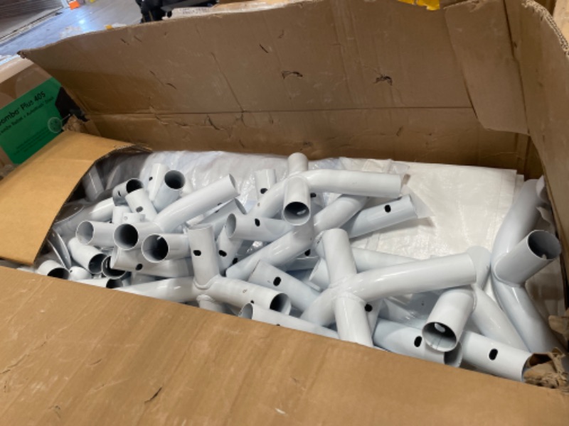 Photo 1 of ***incomplete***COBIZI 10x30 Pop-up Canopy Outdoor Wedding Party Tent Patio Gazebo Commercial Canopy Tent with Sidewalls Gray