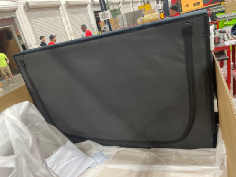 Photo 1 of ********************INCOMPLETE ITEM, THIS IS ONLY BOX #1 OUT OF 2 TOTAL***********
Modern Large Velvet Fabric Sectional Sofa, L-Shape, Gold Legs with Wide Chaise