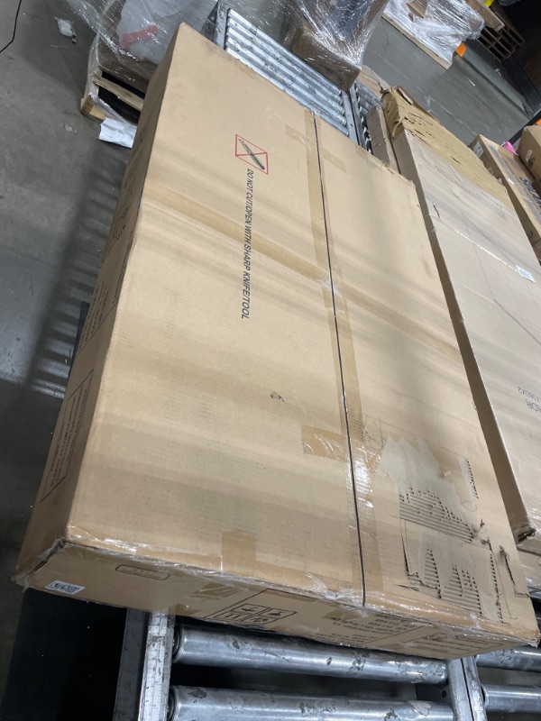 Photo 1 of ********************INCOMPLETE ITEM, THIS IS ONLY BOX #1 OUT OF 2 TOTAL***********
Modern Large Velvet Fabric Sectional Sofa, L-Shape, Gold Legs with Wide Chaise