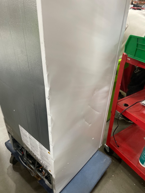 Photo 1 of ***A LOT OF DENTS AND DINGS***Kenmore 7.0 Cubic Feet Capacity, White Upright freezer - Convertible Refrigerator/Freezer, 5 Shelve, Garage Ready, Meat Storage, Auto Defrost, Congelador For Home, Apartment, Cottage, Basement, Dorm