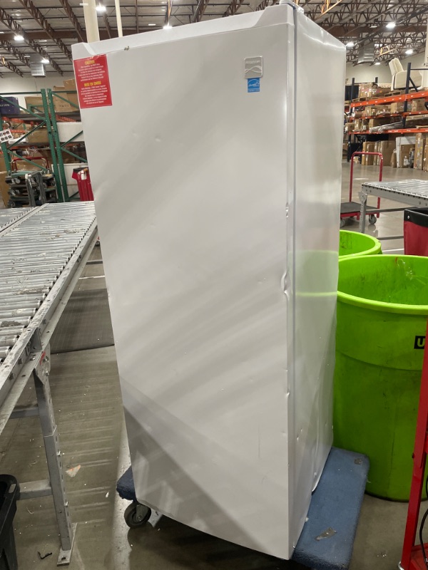 Photo 1 of ***A LOT OF DENTS AND DINGS***Kenmore 7.0 Cubic Feet Capacity, White Upright freezer - Convertible Refrigerator/Freezer, 5 Shelve, Garage Ready, Meat Storage, Auto Defrost, Congelador For Home, Apartment, Cottage, Basement, Dorm