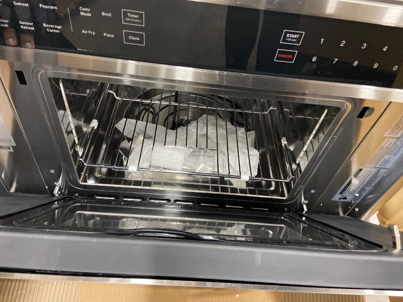 Photo 1 of •See notes• Hipicute 30’ Microwave Oven, 1700W 1.6 Cu.Ft Capacity Built-In Microwave Convention Oven with Air Fryer, Child Safety Lock, Drop Down Door, Touch Control for Versatile Cooking Solutions