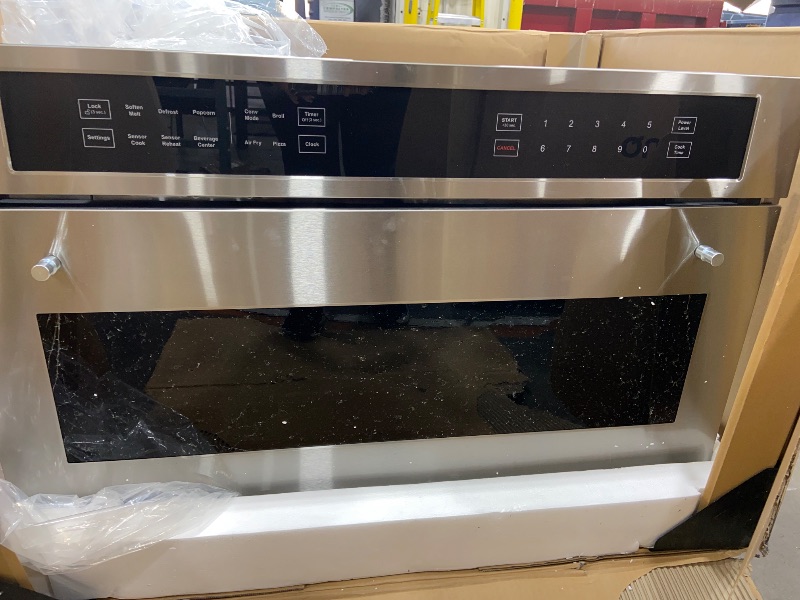 Photo 1 of •See notes• Hipicute 30’ Microwave Oven, 1700W 1.6 Cu.Ft Capacity Built-In Microwave Convention Oven with Air Fryer, Child Safety Lock, Drop Down Door, Touch Control for Versatile Cooking Solutions