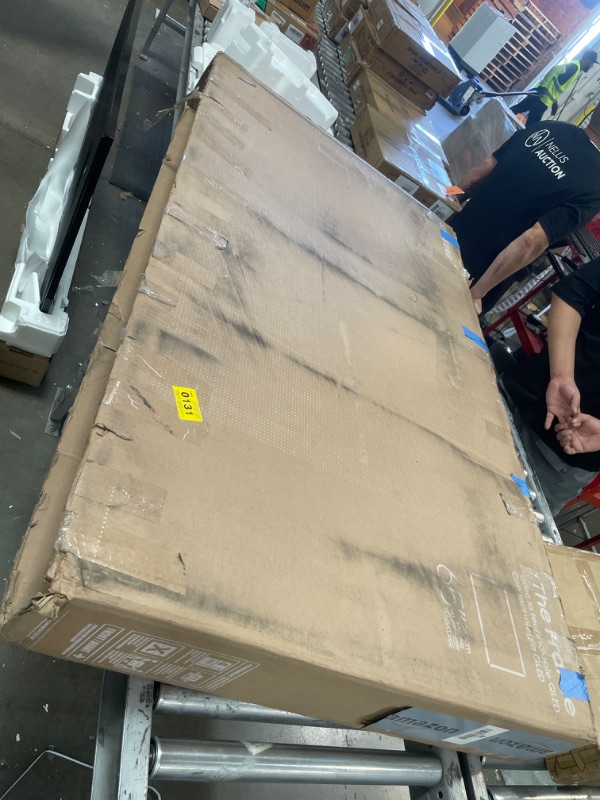 Photo 1 of ***DAMAGED***SAMSUNG 65-Inch Class QLED 4K LS03D The Frame Series Quantum HDR Smart TV w/Dolby Atmos, Art Mode, Anti-Reflection, Customizable Frame, Slim Fit Wall Mount with Alexa Built-in (QN65LS03D, 2024 Model)
