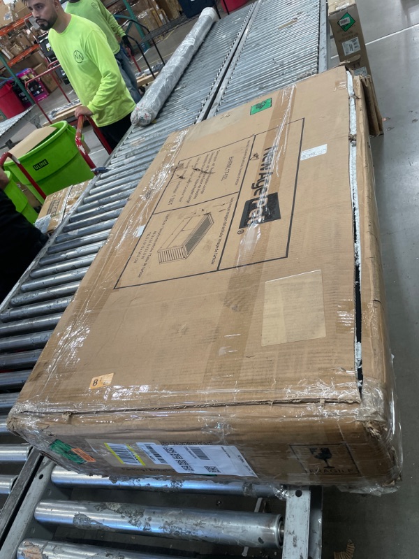 Photo 1 of ***PARTS ONLY*** New Age Pet ECOFLEX 48 in Mojave Reptile Lounge in Espresso Black, Durable Wood Plastic Composite Habitat with Vented Side Panels, Removable Sliding Glass Doors, and Mesh Screen Top for Lamp Setup,