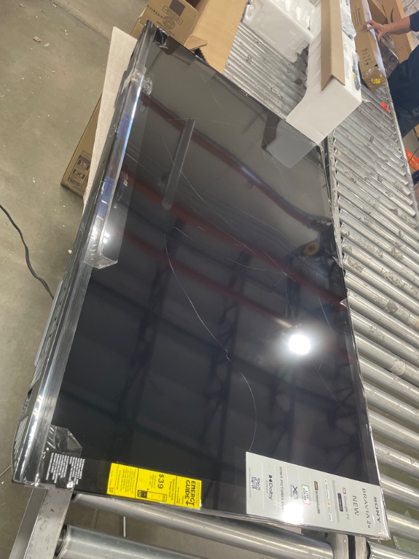 Photo 1 of ***DAMAGED***Sony BRAVIA 2 II 55 Inch 4K Ultra HD LED Smart TV with Google TV and Exclusive Features for PlayStation®5 (K-55S20M2), 2025 Model
