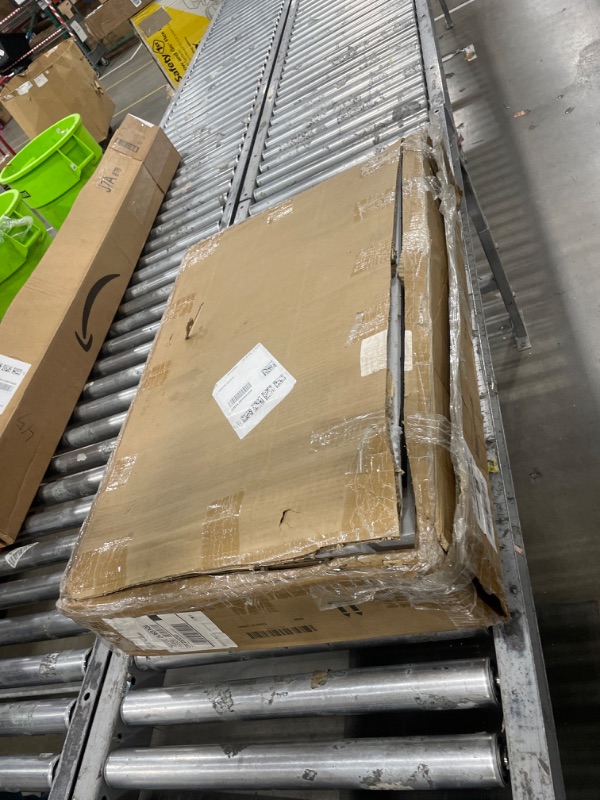 Photo 1 of  Folding Dining Table, Drop Leaf Dining Table for 4, Foldable Kitchen Table with 2 Storage Shelf, 6 Wheels, Movable Space Saving Dining Tables for Small Spaces, Dark Walnut, Small