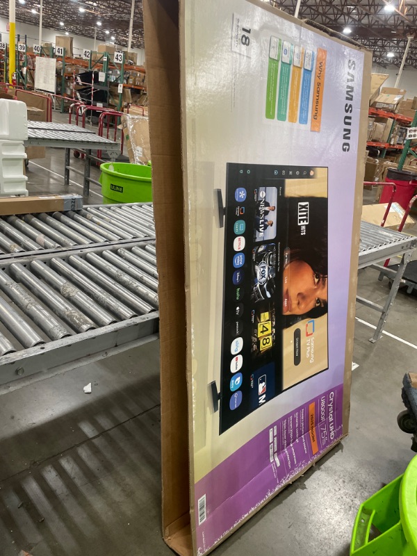 Photo 1 of ***DAMAGED***Samsung 75-Inch Class Crystal UHD U8000F 4K Smart TV (2025 Model) Endless Free Content, Crystal Processor 4K, MetalStream Design, Knox Security, Alexa Built-in