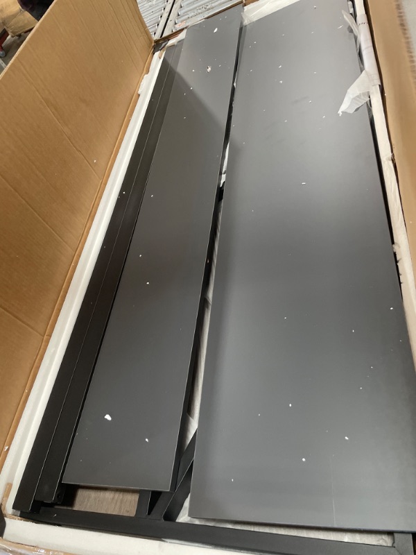 Photo 1 of  L-Shaped Executive Desk with Storage Shelves and Mobile File Cabinet(2 Drawers and 1 Storage Compartment)