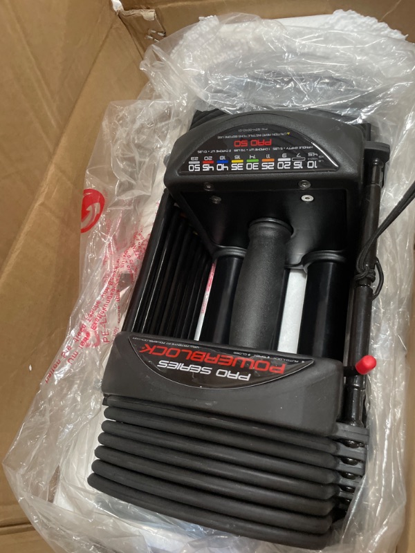 Photo 1 of *****************THIS IS ONLY 1 DUMBBELL*************
Power Block Pro 50 Adjustable Dumbbells