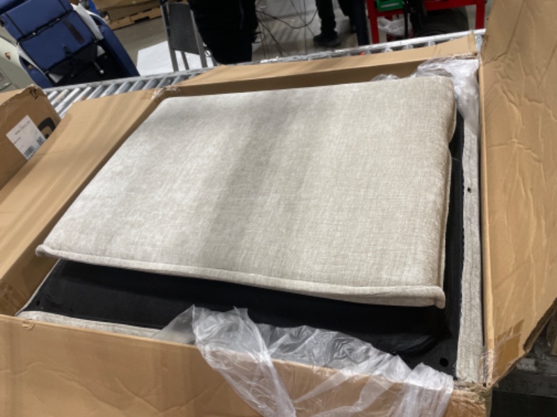 Photo 1 of ***4 BOXES***Vesgantti 108" U Shaped Sectional Couch, Comfy Cloud Modular Sectional Sofa with 2 Ottoman Deep Seat Chenille Modern Cloud Sofa, Modular Sofas for Living Room, Bedroom and Apartment, Light Brown