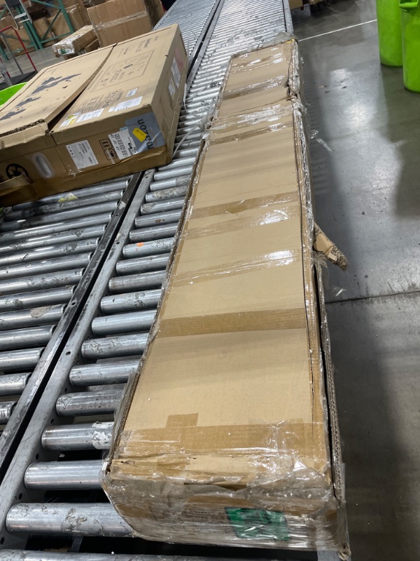 Photo 1 of ***DAMAGED***Pmnianhua Floating TV Stand with 2 Drawers,78'' Wall Mounted TV Cabinet,Floating Shelf for Under TV,Floating TV Unit with Stoarage for Bedroom Living Room(Grey)